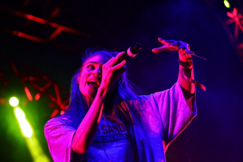 Grimes / FYF 2014 / photo by Breanna Murphy