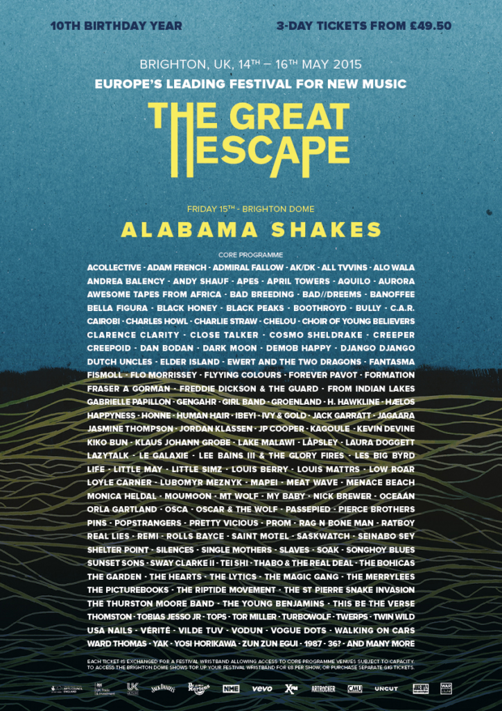 The-Great-Escape_lineup-poster_2015