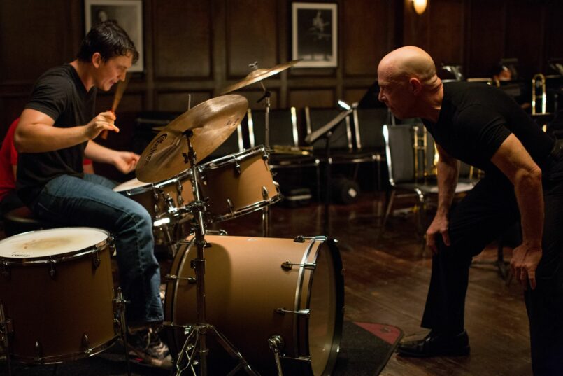 Miles Teller and J.K. Simmons in Whiplash / photo by James McFadden, courtesy of Sony Pictures Classics