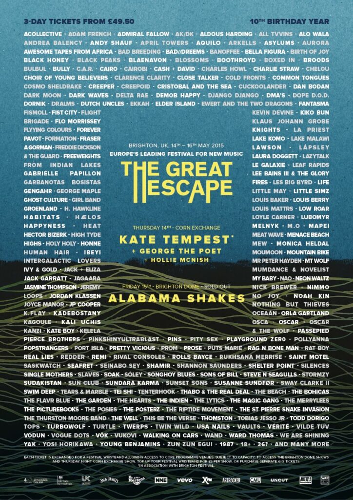 The-Great-Escape-Lineup-Poster-2015_2
