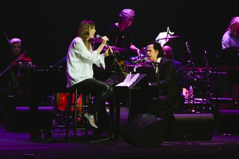 Nick Cave and Beth Orton / photo by Andy Barron