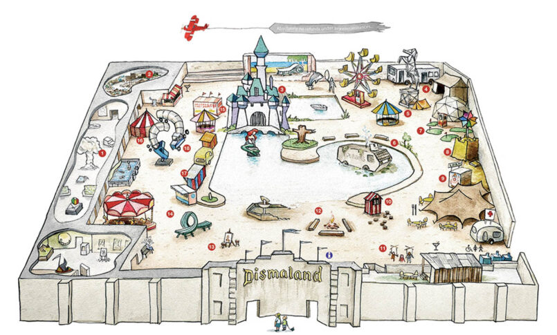 Dismaland-map