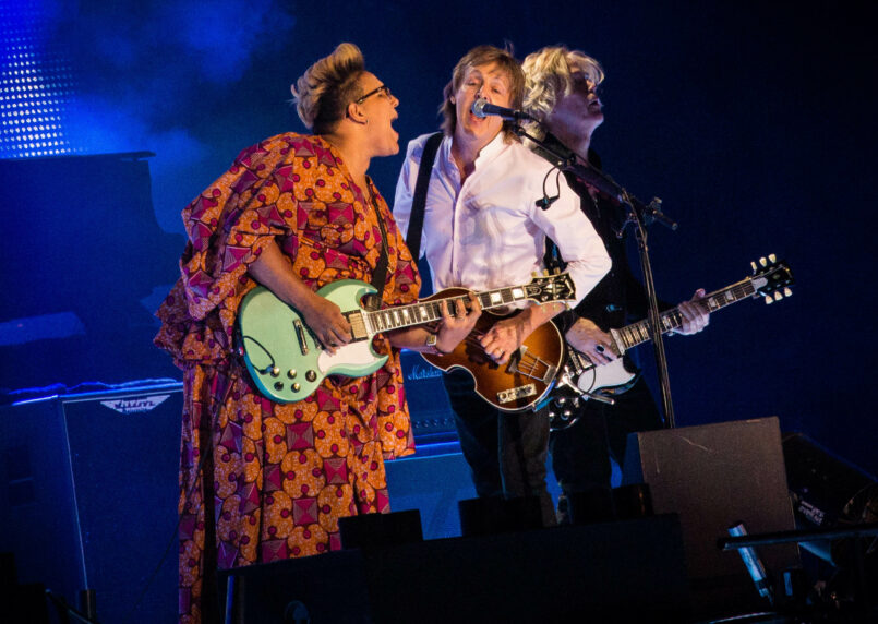 Paul McCartney and Brittany Howard at Lollapalooza / photo by Josh Brasted/FilmMagic
