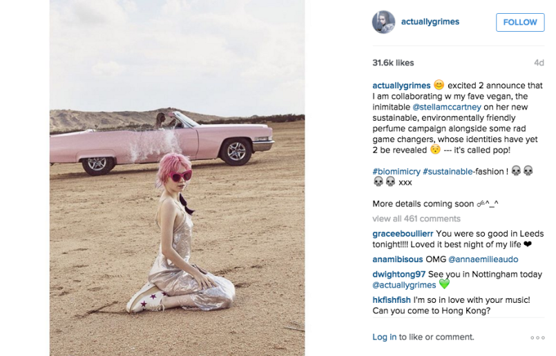 Grimes revealed as face of adidas x Stella McCartney campaign in new photo  shoot