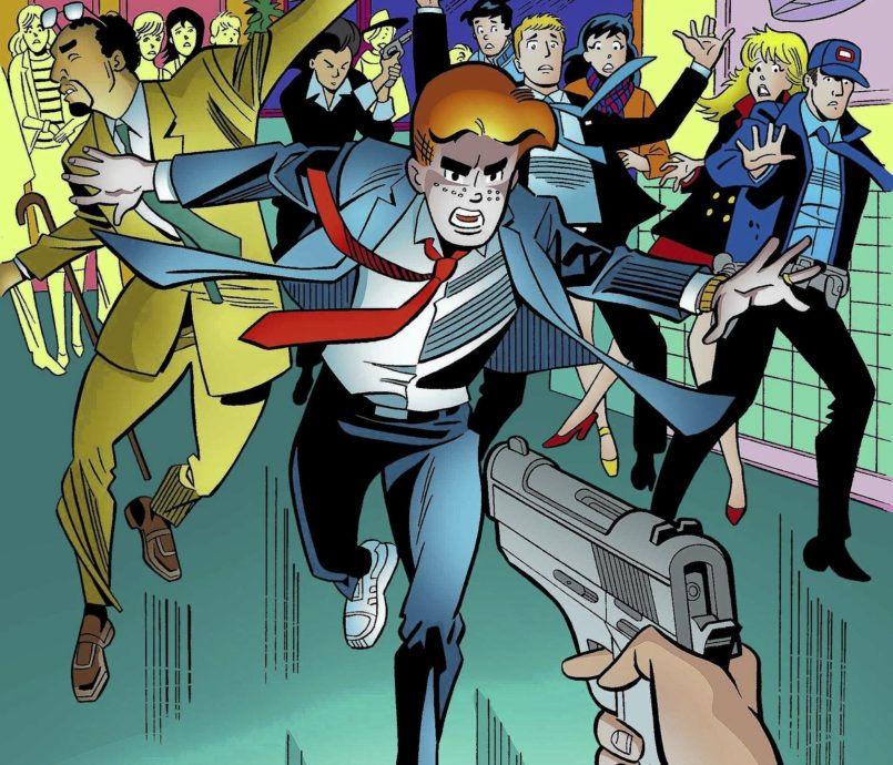 Archie gets shot comic