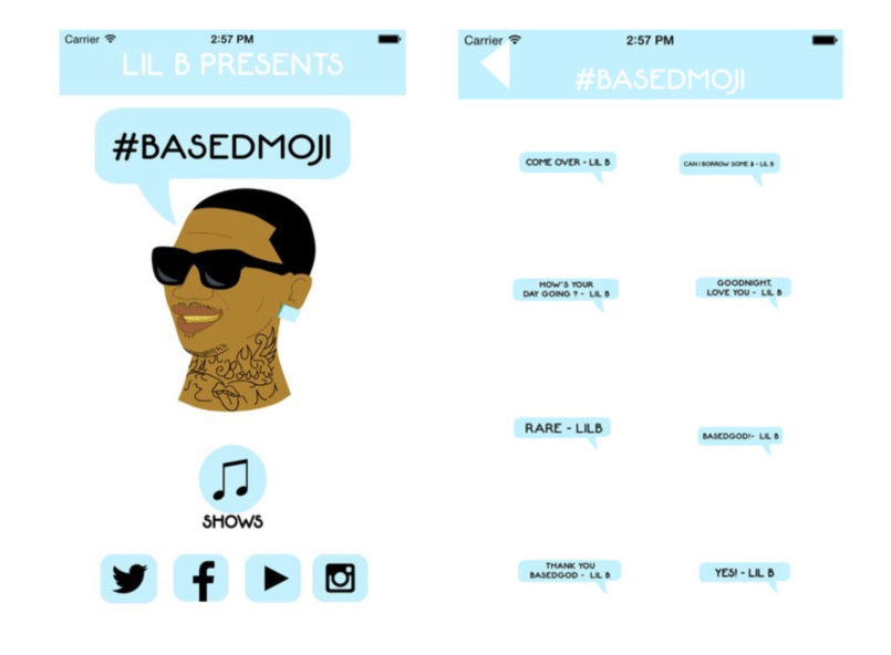 Lil B Basemoji collage