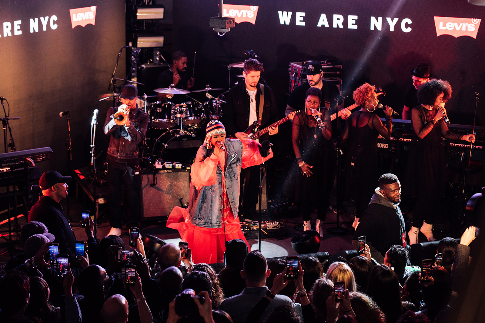 FLOOD - LIVE, IN PHOTOS: Levi's Times Square Grand Opening with Ms. Lauryn  Hill, Joey Bada$$, Chic, and Q-Tip