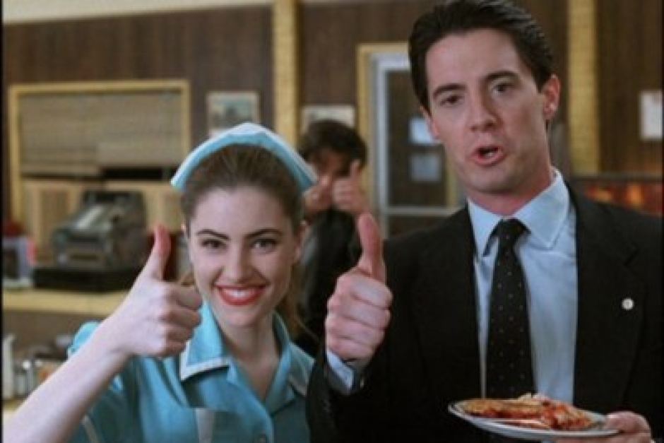 Kyle MacLachlan and Madchen Amick on Twin Peaks
